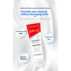 Probiotics Whitening Stain Removing Toothpaste Breath Improve Yellow Teeth