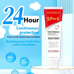 Probiotics Whitening Stain Removing Toothpaste Breath Improve Yellow Teeth
